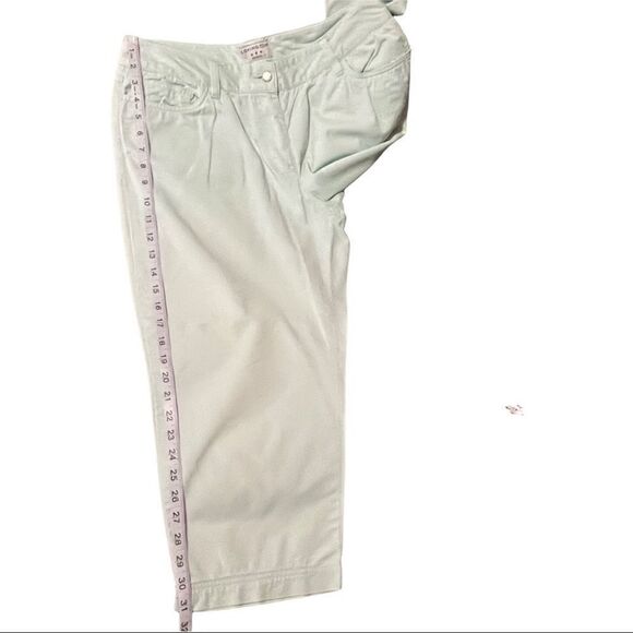 Covington Mint Green Capri Pants Sz 10 - Picture 10 of 13